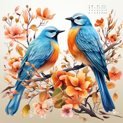 blue bird and bird day