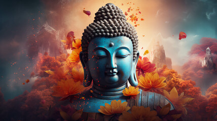 BUDDHA ILLUSTRATION