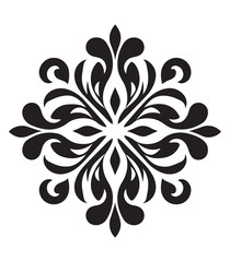 Vector circular mandala for henna ,tattoo decoration decorative frame vector