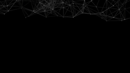 Abstract geometric background. Plexus mesh backdrop illustration.