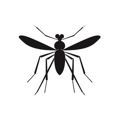 a black insect with long legs