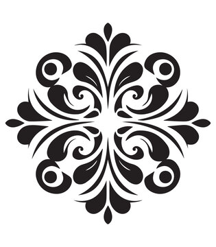 recommend clip art: Round flower pattern, Circular ornament design element,eps,cricut,cut file
