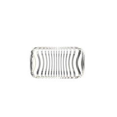 White symbol with ultra thin silver straps