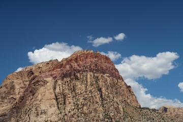 Fototapeta na wymiar Beautiful scene of the Red Rock Canyon State Park in Las Vegas, Nevada, USA