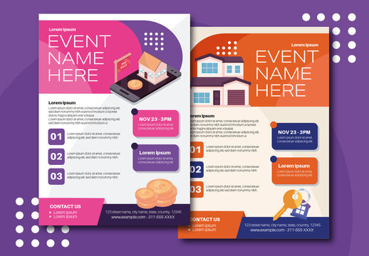 Business Event Flyer Layout