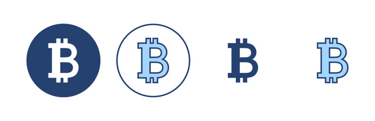 Bitcoin icon vector. bitcoin sign and symbol. payment symbol. cryptocurrency logo