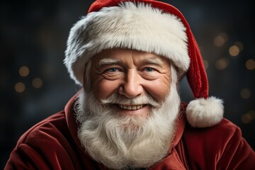 Santa Claus. Portrait with selective focus and copy space