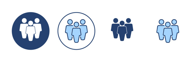 people icon vector. person sign and symbol. User Icon vector