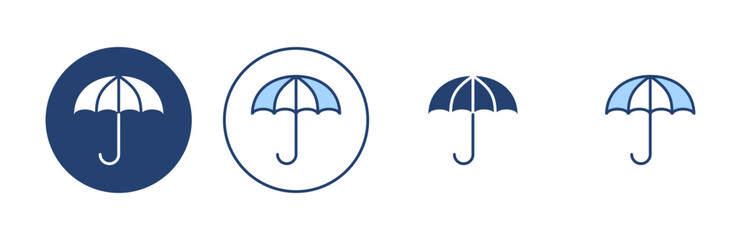Umbrella icon vector. umbrella sign and symbol - obrazy, fototapety, plakaty