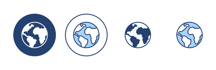 World map vector. Worldmap sign and symbol. Globe icon