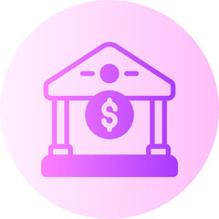 bank gradient icon