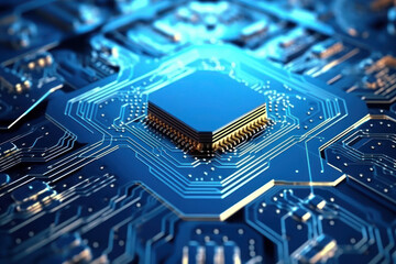 A circuit integrating computer information processing with blockchain