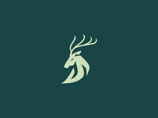 Iconic and modern deer logo design for your company business