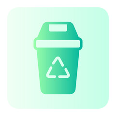 recycle bin gradient icon