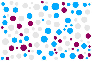 Polka dots pattern background. Vector design.