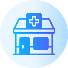 pharmacy gradient icon