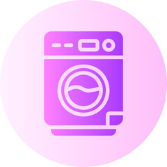 laundry gradient icon