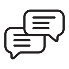 conversation line icon