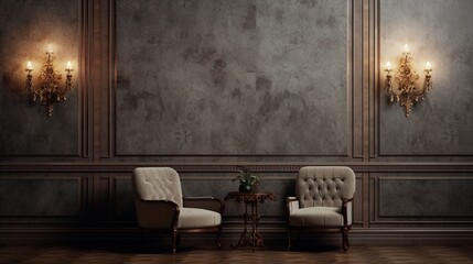 A realistic and well-lit image showcasing the beauty of a high-end wall texture, emphasizing the...