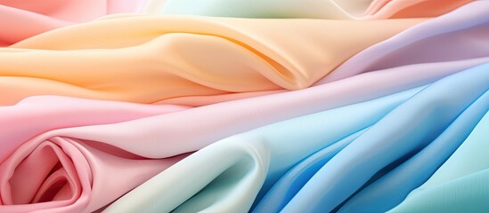Pastel fabric abundance