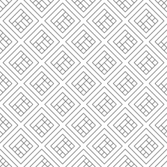 Rhombuses ornament. Seamless lozenges pattern. Diamonds backdrop. Tiles wallpaper. Ethnic motif. Geometric background. Digital paper. Geometrical textile print. Abstract web design. Checks vector art