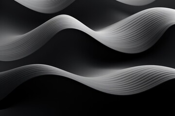 Futuristic modern wave design motion pattern shape illustration line black abstract background curve
