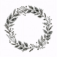 Obraz premium Christmas Wreath