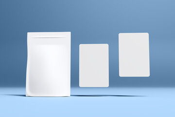 High-Resolution Trading Card Pack Mockup on Infinite Background, trading cards, card pack, game cards, collectible