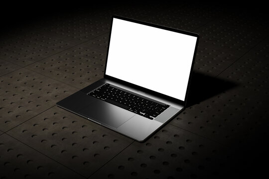 macbook pro open screen computer laptop mockup