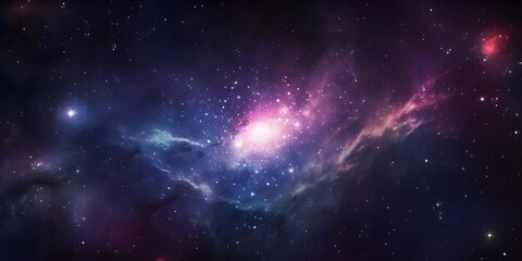 Fototapeta na wymiar Amazing nebula background