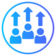 benefit gradient icon