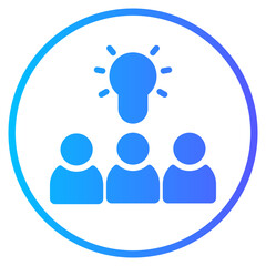 idea gradient icon