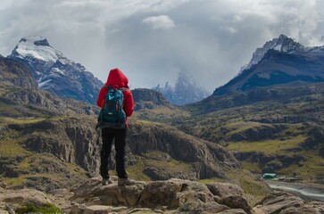 Trekking por El Chalten al sur de la patagonia Argentina