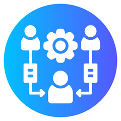 stakeholder gradient icon