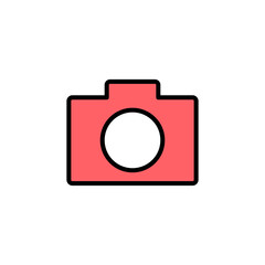 Camera icon set illustration. photo camera sign and symbol. photography icon.