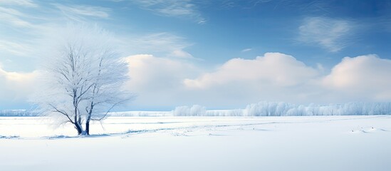 Frozen scenery