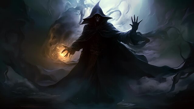 The caster abruptly vanishes into an inky blackness merging with the shadows and becoming one with the darkness.