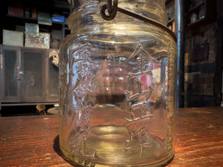Old Chinese Glass Canning Jar, Chew Kee Store, Fiddletown
