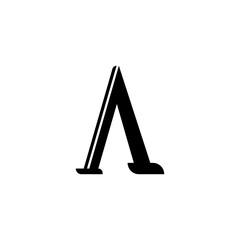 letter A logo design