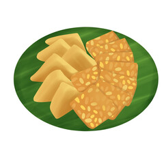 Tahu Tempe Illustration