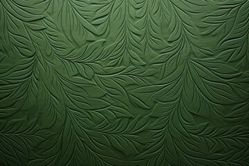 Emerald green embossed paper texture background