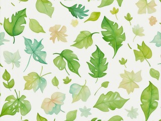 green leaves background illustration
