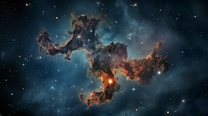 Fototapeta na wymiar stars in the outer space