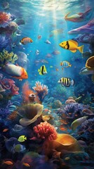 Obraz na płótnie Canvas underwater world