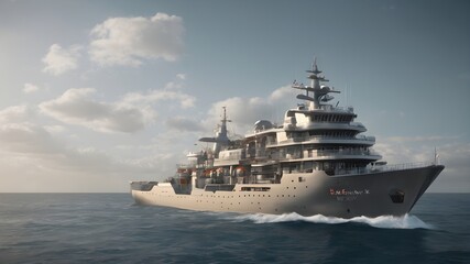 Ship Ocean Background Very Cool