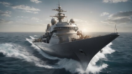 Ship Ocean Background Very Cool