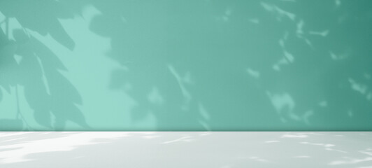 Blue Backgroun Product Teal Dark Green Podium Interior Studio Shadow Wall Room minimal Table...