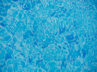 clean clear water from a pool