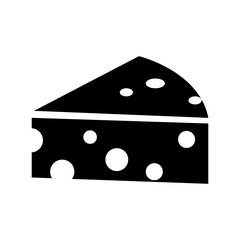 Cheese icon vector, filled flat sign, trendy style illustration on white background..eps