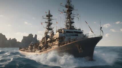 Battle Ship Background Very Cool